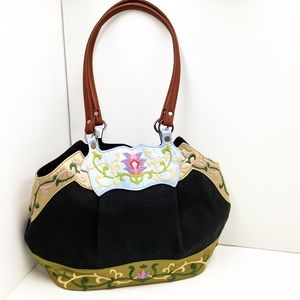 {OOVOO} Beautiful Hand Embroidered Tote Bag